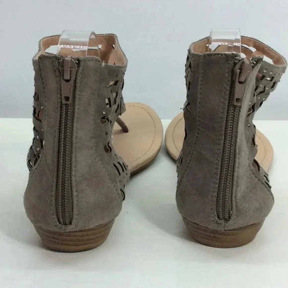 BONGO Flat Sandals with Rhinestones Size 10 - Picture 3 of 8